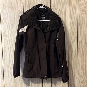 The North Face Brown and White 2 system Ski Jacket